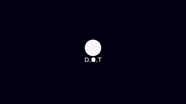 The D.O.T logo with the blue dark background